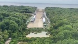 Възстановяването на пистата на микронезийското летище в Китай предизвиква тревога в САЩ